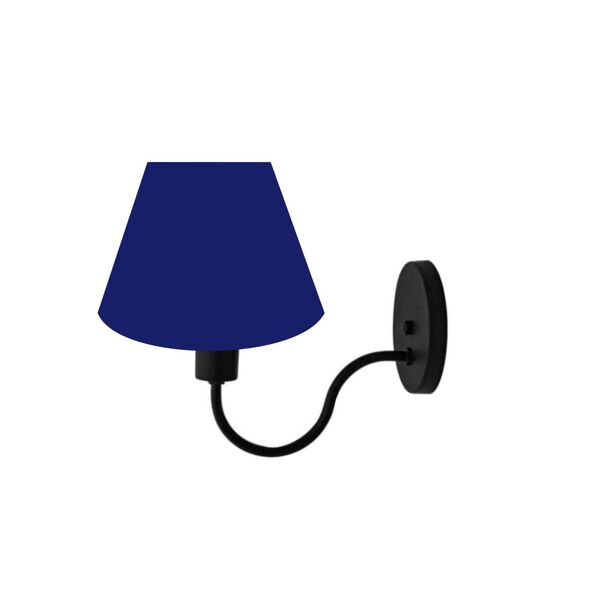 Luminária Arandela De Parede Cúpula Cônica Cores Lisas - Md60