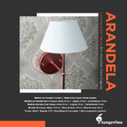 Luminária Arandela Fixa Rose Gold Com Cúpula Branco