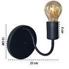 Luminária Arandela Industrial Retrô Vintage Loft Hotel