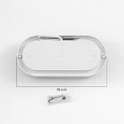 Luminária Arandela Led Tartaruga 20w Policarbonato 6000k Exte