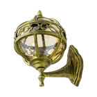 Luminária Arandela Medieval Clássica Ouro Velho em alumínio S