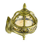 Luminária Arandela Medieval Clássica Ouro Velho em alumínio S