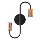 Luminária Arandela Moderna Dupla Trace Abajur Parede Soquete