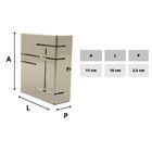 Luminária Arandela Órion Slim Inox Escovado Externo/interno C
