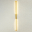 Luminária Arandela Parede Linear Slim Led 127v 60cm Dourado