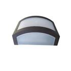 Luminária Arandela Parede Muro Policarbonato Marrom