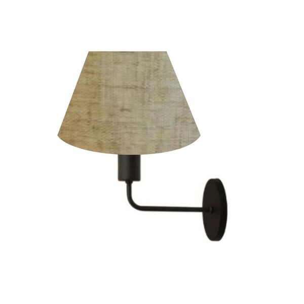 Luminária Arandela Parede Preta  Cúpula Cone Varias Cores Md6