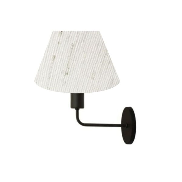 Luminária Arandela Parede Preta  Cúpula Cone Varias Cores Md6