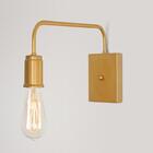 Luminária Arandela Parede Retro Haste Móvel Lavabo Dourado