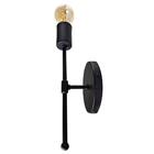 Luminária Arandela Parede Tocha Sala Quarto Alumínio Preto