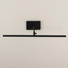 Luminária Arandela Quadro Espelho Led 3000k Preto 110v