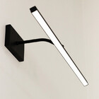 Luminária Arandela Quadro Espelho Led 3000k Preto 110v