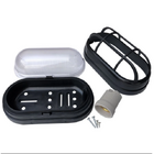 Luminária Arandela Tartaruga Externa Com Grade Preto