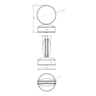 Luminária Arandela Tulum 10w Branco - Gmh