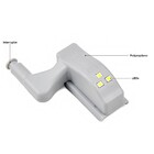 Luminaria Armario Led Kit 20 Uni Dobradiça Inteligente Guarda