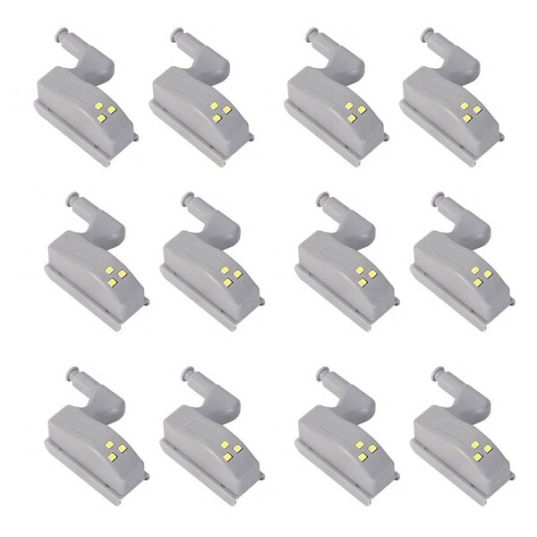 Luminaria Armario Led Kit 20 Uni Dobradiça Inteligente Guarda