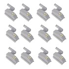 Luminaria Armario Led Kit 4 Uni Inteligente Dobradiça Automat