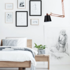 LUMINARIA ARTICULADA BELLA LINHA SCOPE COBRE COM PRETO 142CM