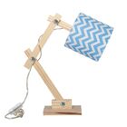 Luminária Articulada Chevron Azul Carambola