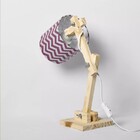 Luminária Articulada Chevron Rosa Carambola