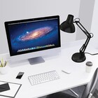 Luminaria Articulada Garra Mesa Regulavel Escritorio 2 Em 1 B