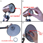 Luminária Articulável Pedestal Multiuso Sofisticada