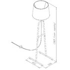 Luminária Baixa Boipeba Preto Fosco