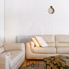 Luminária Bali E27 Mdf Branco Desmontada Luz Quarto Bar