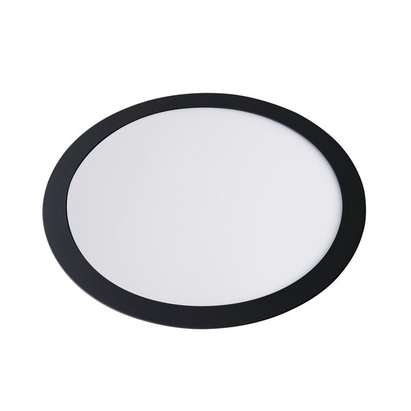 Luminária Bivolt Embutir Led Slim Redonda Startec Preto