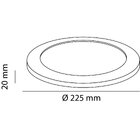 Luminária Bivolt Embutir Led Slim Redonda Startec Preto