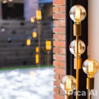 Luminária Chão 4 Colunas Metálicas Slim 4 Alturas P/4 Lâmpada