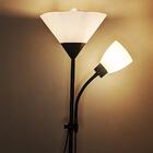 Luminaria Chao Abajur Duo Floor Articulada Pedestal Lustre Me