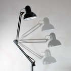 Luminária Chão Articulada Abajur Pedestal Metal Lustre Coluna