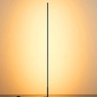 Luminária Chão Canto Moderna Slim Led Integrado Perfil Linear