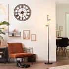 Luminária Chão Coluna Slim Metálica Para 4 Lâmpada E27 Estilo