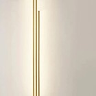 Luminária Chão Moderna Slim Linear 3 Perfis P/ Fita Led (incl