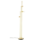 Luminária Chão Moderna Sofisticada 3 Colunas Slim Metálica P/