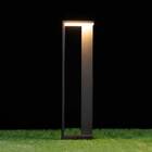 Luminária Chão Poste Jardim Side Led 10w Opus 36946 St2508