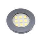 Luminária Circular 9 Leds Br Frio 5000k Titanium