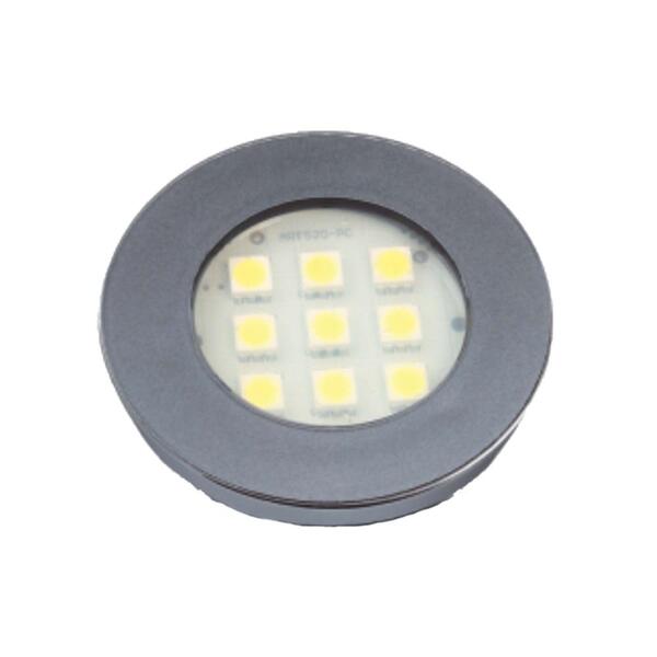 Luminária Circular 9 Leds Br Frio 5000k Titanium