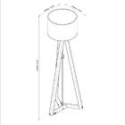 Luminária Classic Amêndoa - Tebarrot Móveis