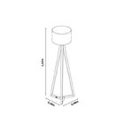 Luminária Classic Amêndoa - Tebarrot Móveis