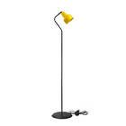 Luminária Coluna Abajur Piso Chão Spot City - Amarelo