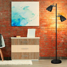 Luminária Coluna De Piso Abajur De Chão Coluna De Piso Metal