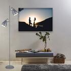 Luminária Coluna De Piso Abajur De Chão Para Sala Metal Cinza