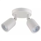 Luminária Com 2 Spots Led Direct Mr16 10w Circular 3000k Bivo