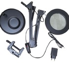 Luminária Com Lupa Articulável Led Ring Light Garra E Base