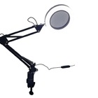 Luminária Com Lupa Articulável Led Ring Light Garra E Base