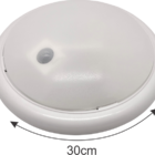 Luminária Com Sensor De Presença E Fotocélula Redonda