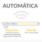 Luminária Com Sensor De Presença Para Armário 30 Leds Recarre